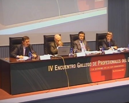 Segunda Mesa Redonda - IV Encontro Galego de Profesionais do dereito concursal